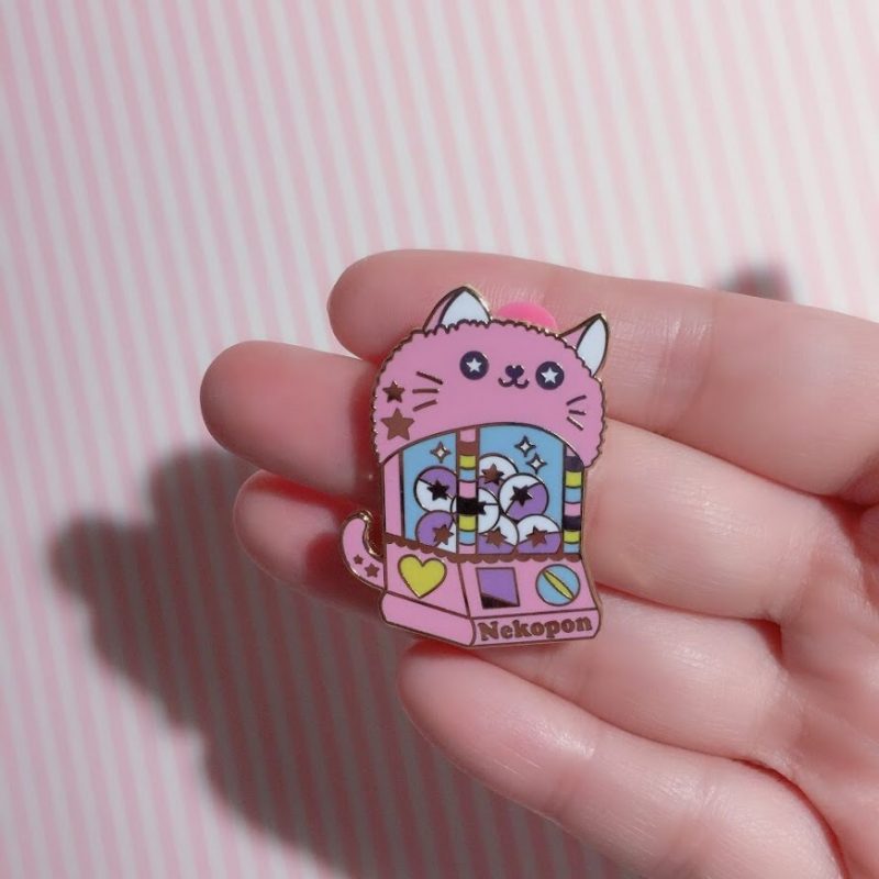 Nekopon Enamel Pin |Japanese Gachapon| Kawaii Pin |Cute Pin ...